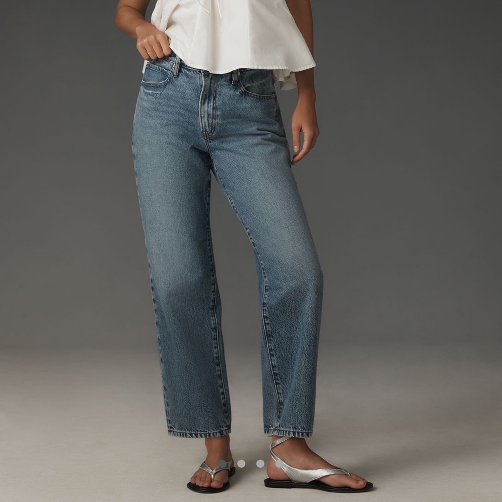 FRAME The Hang Mid-Rise Wide-Leg Jeans NWT